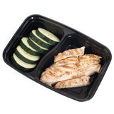 2 Compartment Meal Prep Containers (Set of 5)