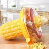 Time-Saving Corn Cob Stripping Gadget
