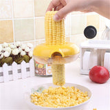 Time-Saving Corn Cob Stripping Gadget