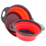 Silicone Collapsible Colander [2 PC Set]