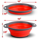 Silicone Collapsible Colander [2 PC Set]