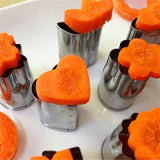 8PC Flower/Heart/Star Shape Cutters