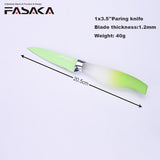 GRADIENT FANCY STYLE KNIFE 5PC KNIFE SET *Bonus FREE Peeler*